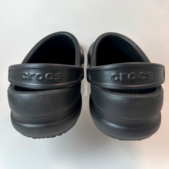 Crocs Black Crocs Clogs Lightweight Unisex Size 12 - Picture 7 of 9